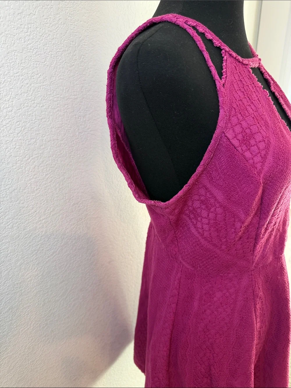Free People Magenta Skater Dress